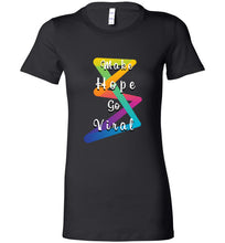 Load image into Gallery viewer, Make Hope Go Viral Ladies Tee
