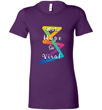 Load image into Gallery viewer, Make Hope Go Viral Ladies Tee
