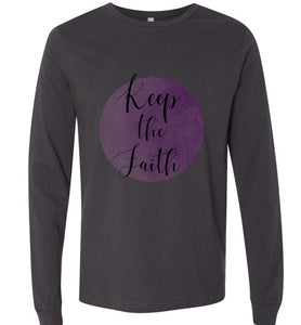 Keep the Faith Long Sleeve Moon Tee