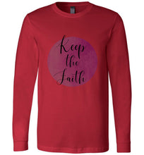 Load image into Gallery viewer, Keep the Faith Long Sleeve Moon Tee
