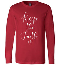 Load image into Gallery viewer, Keep the Faith #44 Long Sleeve Tee
