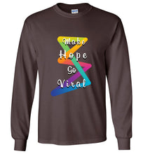 Load image into Gallery viewer, Make Hope Go Viral Long Sleeve Tee
