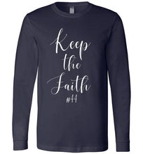 Load image into Gallery viewer, Keep the Faith #44 Long Sleeve Tee
