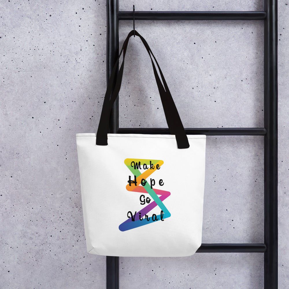 Make Hope Go Viral Tote Bag